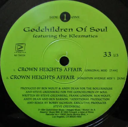 Godchildren Of Soul Featuring The Klezmatics - Crown Heights Affair