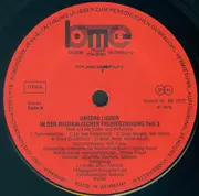 7inch Vinyl Single - Godesberger Kinderchor und Offenes Singen Hannover - Unsere Lieder In Der Musikalischen Früherziehung (Teil 3) - Insert w/Lyrics