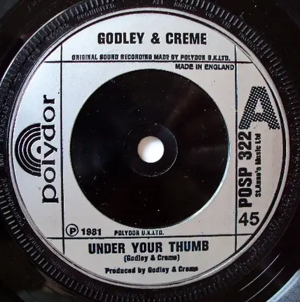 Godley & Creme - Under Your Thumb