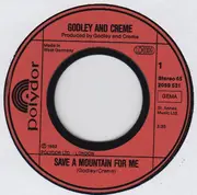 7inch Vinyl Single - Godley & Creme - Save A Mountain For Me