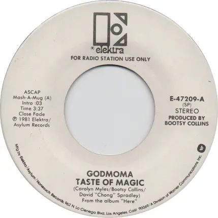 Godmoma - Taste Of Magic
