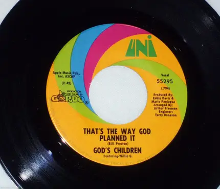God's Children - That's The Way God Planned It
