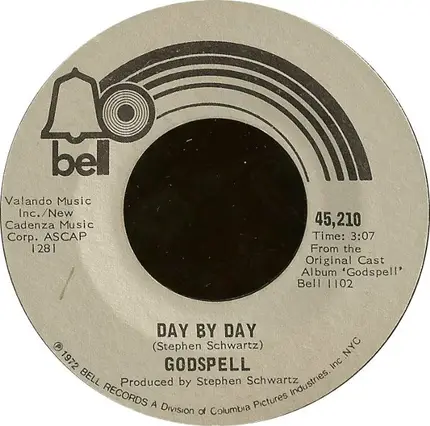 'Godspell' Original Cast - Day By Day / Bless The Lord