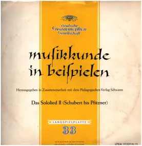 Goethe - Musikkunde in Beispielen