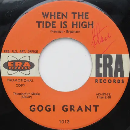 Gogi Grant - The Wayward Wind / When The Tide Is High