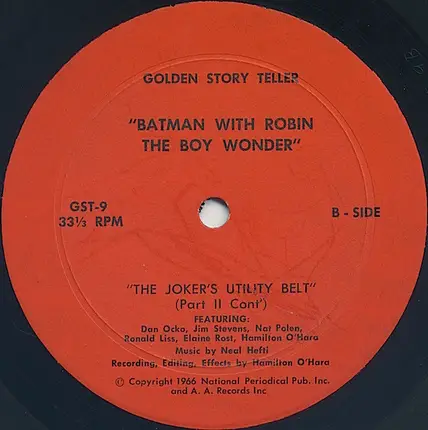 Golden Story Teller - Batman With Robin The Boy Wonder