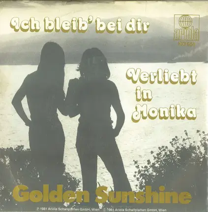 Golden Sunshine - Ich Bleib Bei Dir