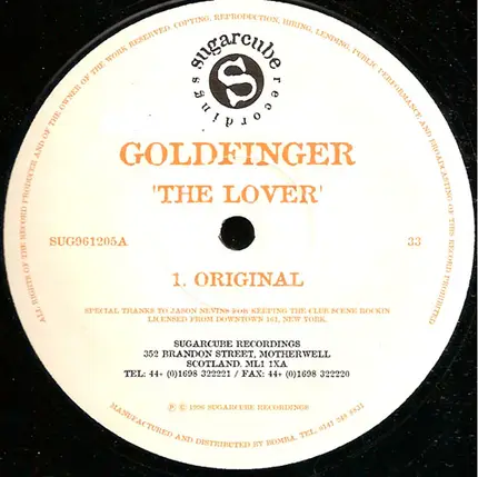 Goldfinger - The Lover