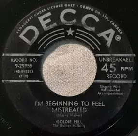 Goldie Hill - I'm Beginning To Feel Mistreated / Sample My Kissin