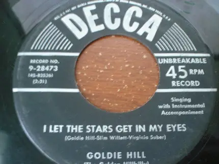 Goldie Hill - I Let The Stars Get In My Eyes / Waiting For A Letter