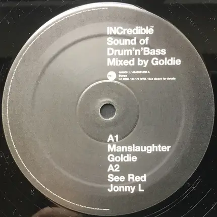 Goldie - INCredible™ Sound Of Drum'n'Bass Mixed By Goldie