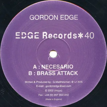 Gordon Edge - Necesario