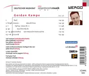 CD - Gordon Kampe - Gassenhauer