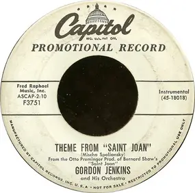 Gordon Jenkins - Theme From 'Saint Joan' / Fire Down Below