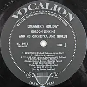 LP - Gordon Jenkins And His Orchestra And Chorus - Dreamer's Holiday