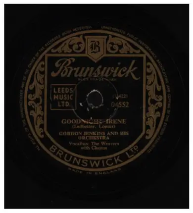 Gordon Jenkins And His Orchestra And The Weavers - Tzena Tzena Tzena / Goodnight Irene