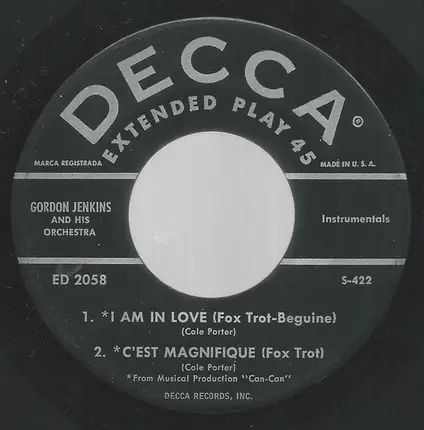 Gordon Jenkins And His Orchestra - I Am In Love