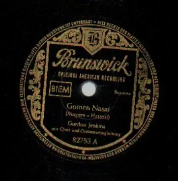 Gordon Jenkins, Peggy Lee - Gomen Nasai / River, River