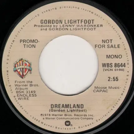 Gordon Lightfoot - Dreamland