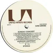 LP - Gordon Lightfoot - Sunday Concert