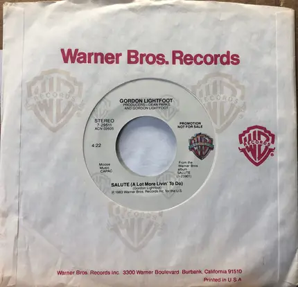 Gordon Lightfoot - Salute