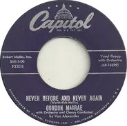 Gordon MacRae - Never Before And Never Again / Fate