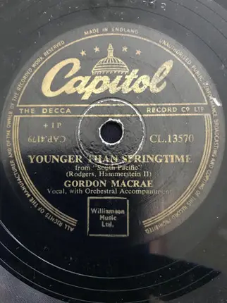 Gordon MacRae - Some Enchanted Evening / Younger Than Springtime