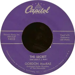 Gordon MacRae - The Secret / A Man Once Said