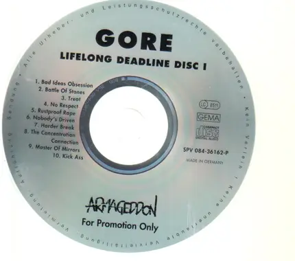 Gore - Lifelong Deadline