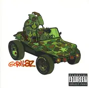 CD - Gorillaz - Gorillaz - Red Disc Face Text