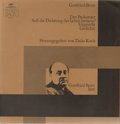 Gottfried Benn - liest Gottfried Benn