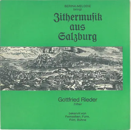 Gottfried Rieder - Zithermusik Aus Salzburg