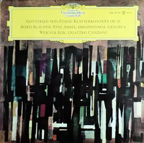 Boris Blacher - Klavierkonzert Op. 20 / Thirteen Ways Of Looking At A Blackbird Op. 54 / Quattro Canzoni