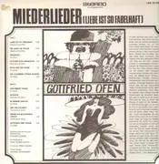 LP - Gottfried Ofen - Miederlieder (Liebe Ist So Fabelhaft)