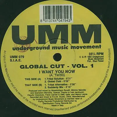 Global Cut - Vol. 1 (I Want You Now)
