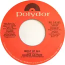 7inch Vinyl Single - Gloria Gaynor - Most Of All