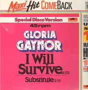 12'' - Gloria Gaynor - I Will Survive / Substitute