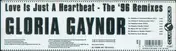 Gloria Gaynor - Love Is Just A Heartbeat Away
