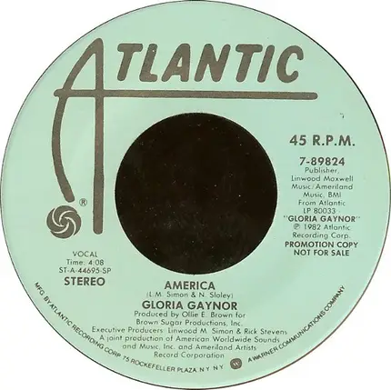 Gloria Gaynor - America
