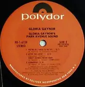 LP - Gloria Gaynor - Gloria Gaynor's Park Avenue Sound