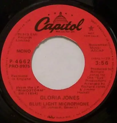 Gloria Jones - Blue Light Microphone