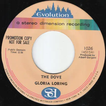 Gloria Loring - The Dove / New World In The Morning