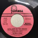 7inch Vinyl Single - Gloria Lynne - Down Here On The Ground
