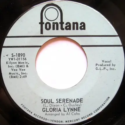 Gloria Lynne - Soul Serenade