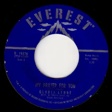 Gloria Lynne - Be My Love / My Prayer For You