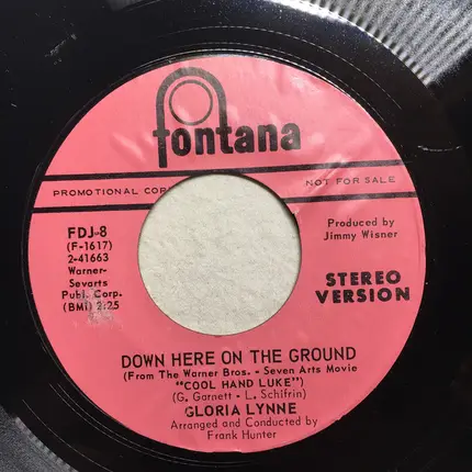 Gloria Lynne - Down Here On The Ground