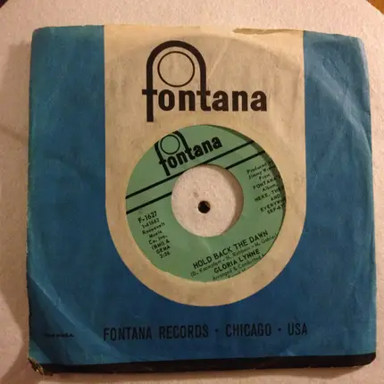 Gloria Lynne - Hold Back The Dawn / Guy Who Lived Up There