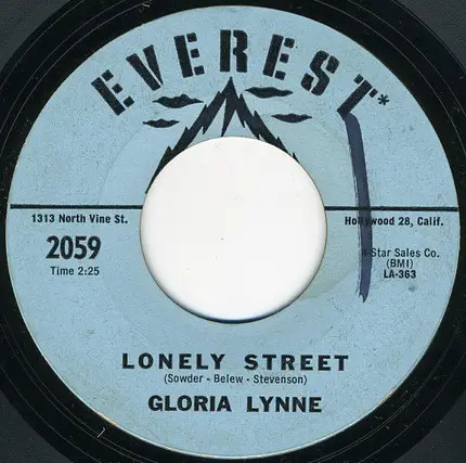 Gloria Lynne - Lonely Street / Try A Little Tenderness