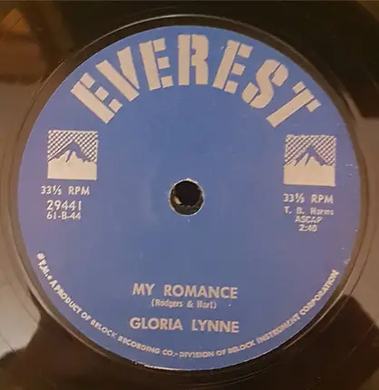 Gloria Lynne - My Romance / This Little Boy Of Mine