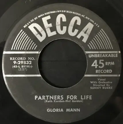 Gloria Mann - Partners For Life